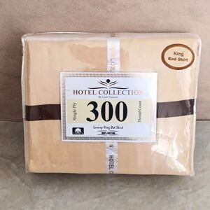 King/Bedskirt NWT Hotel Collection by Luxor Treasures